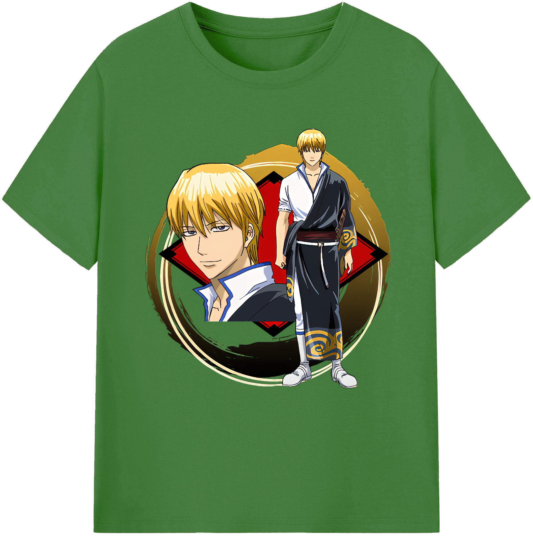 （画像用） ぎんたま 坂田銀時（さかたぎんとき） 神楽 志村新八（しむら しんぱち） GINTAMA Sakata Gintoki Kagura Shimura Shinpachi レディースカジュアルプリントTシャツ（綿100％）